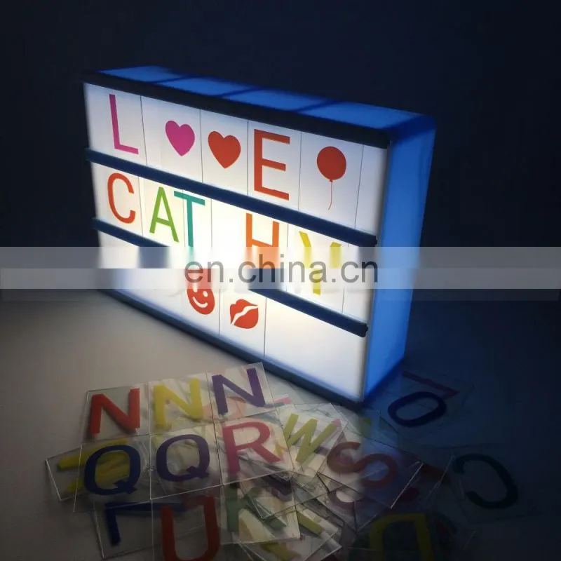 A6 Size DIY Advertising LED Light Box for Home Office Decoration