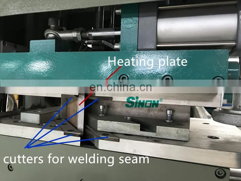 UPVC window PVC window two head welding machine for seamless welding