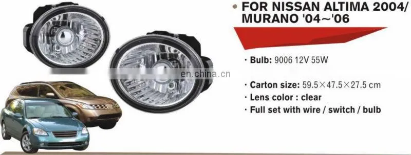 FOR NISSAN ALTIMA 2004 MURANO 2004-2006 FOG LAMP