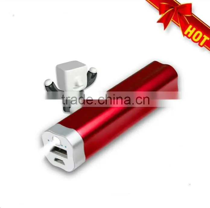smart 2200mA aluminum portable power bank