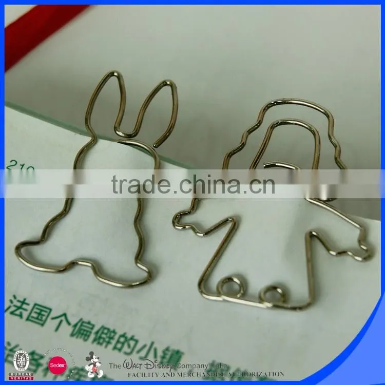 Plastic material memo clip type animal name card clip