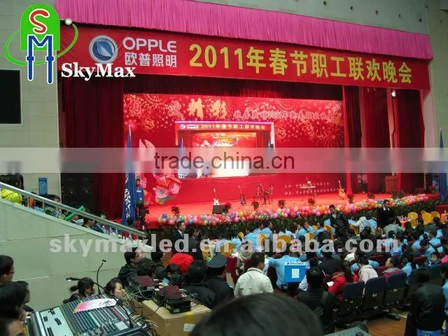 Indoor full color stage background led display screen