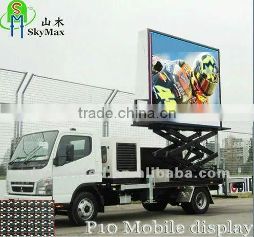 High Brightness Mobile Outdoor Advertisement Car LED Display
