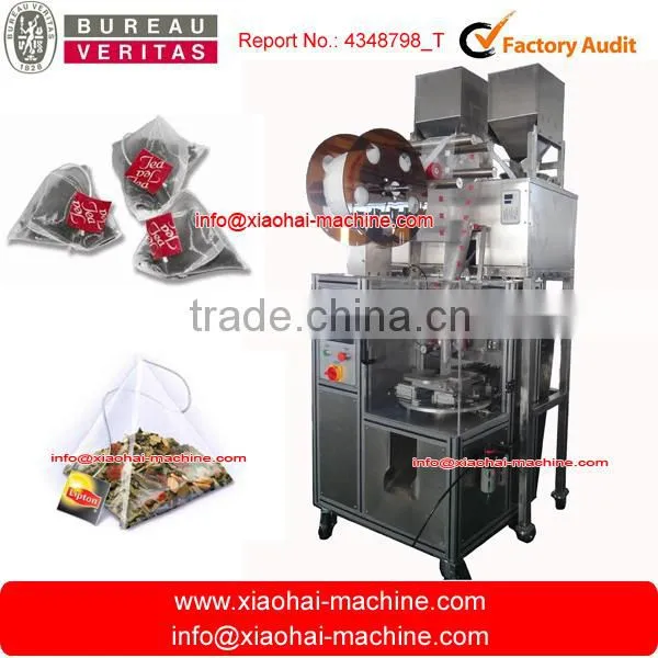 triangle tea bag packing machine