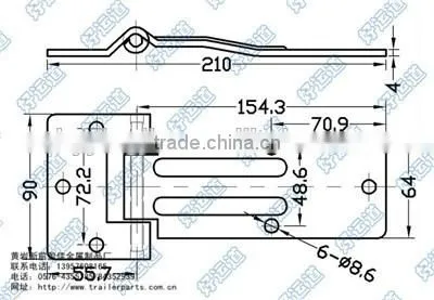 01171 Curtain side trailer parts