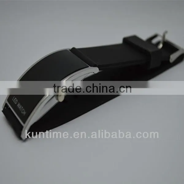 Digital LED Watch With Silicone Band,Chinese Digital Movement