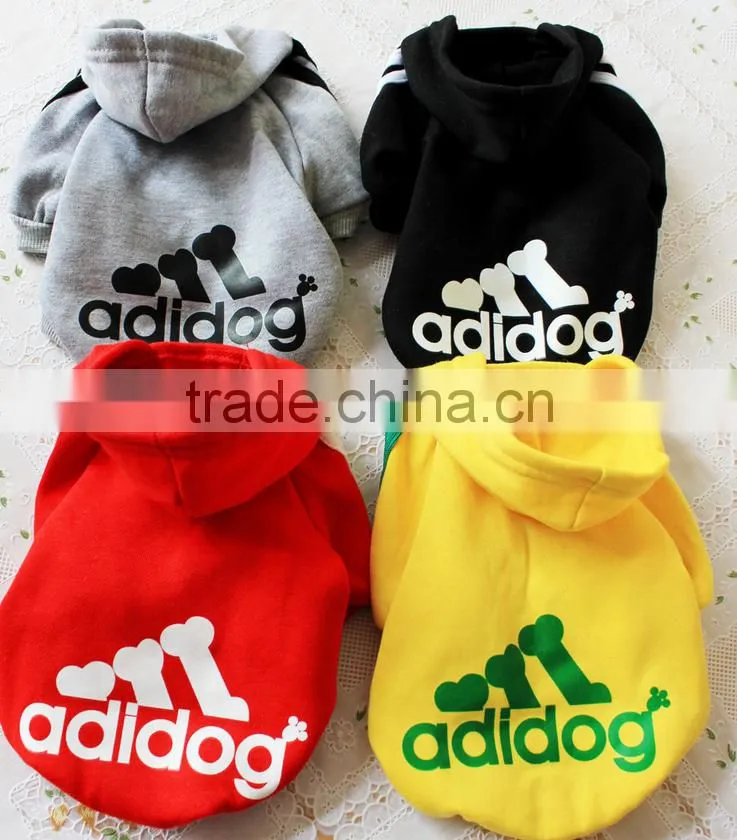 Small quantity supply adidog pet clothes for dog