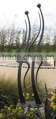 Abstract dancing lady sculpture