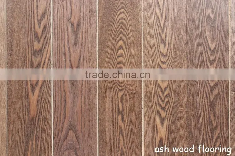 treffert uv Lacquered Ash wood flooring // Ash wood flooring // walnut colour Ash wood flooring