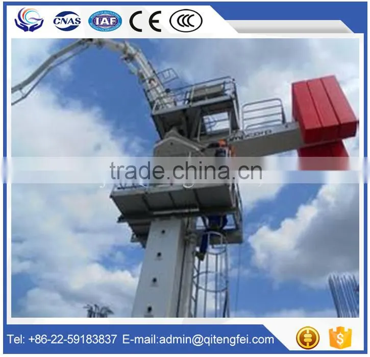 Machines engines pumps mobile concrete placing boom