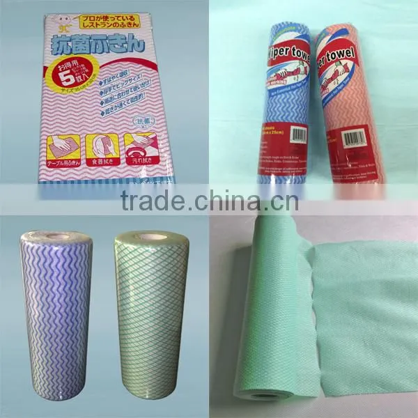 spunlace nonwoven cleaning wipe