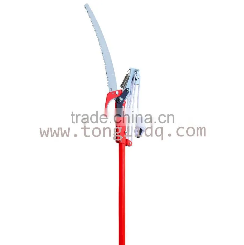 Gardening Tree Pruner, Extendable telescoping long handle tree saw pole with pruner shears