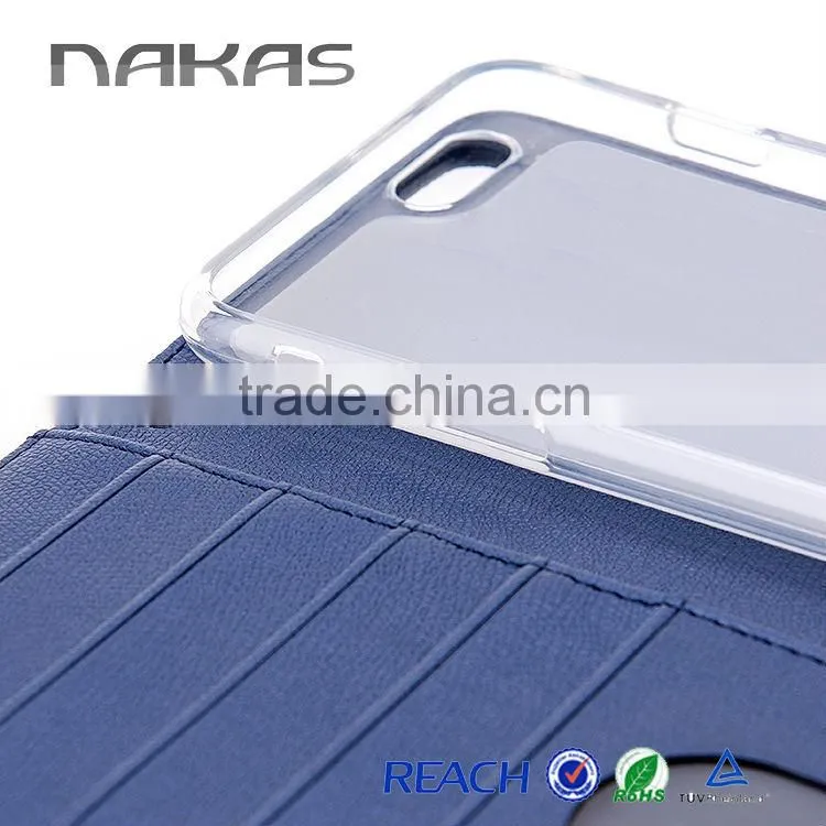 Case For Samsung Galaxy S6, China Supplier Wallet Design Cover PU Leather Mobile Phone Case For Iphone 6, 6 plus
