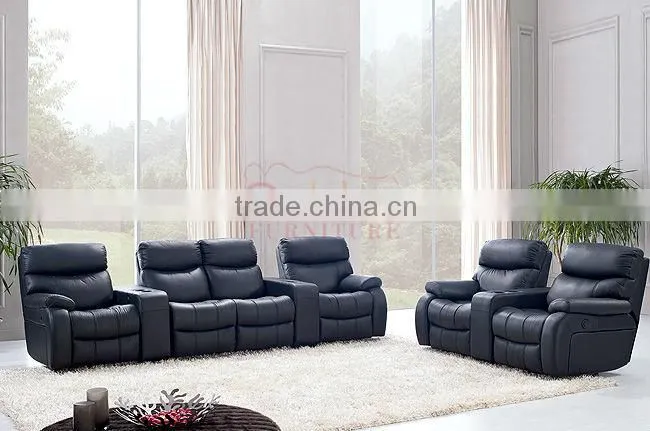 Home Theater Luxury Modern Couch Lounge Sofa Set with table