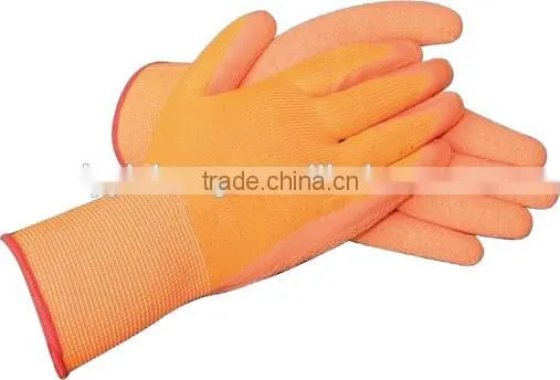 10 gauge cotton knitted latex coated gloves