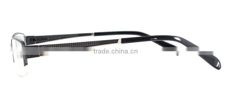 Metal Half Rim Men Eyeglass Frame Fashion Glasses Eyewear