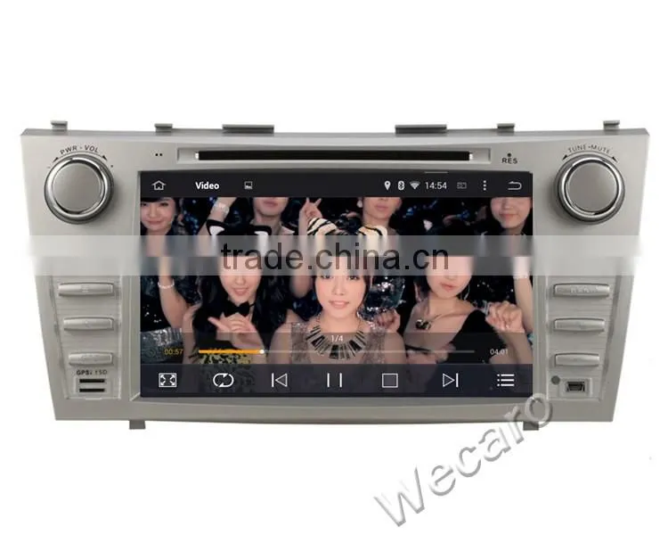 Wecaro WC-TC8006 android 5.1.1 car pc for toyota camry 2007-2011 dvd player gps navigation system WIFI 3G Playstore
