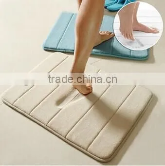 Colourful Memory Foam Bath Mat Washable Bathroom Carpet