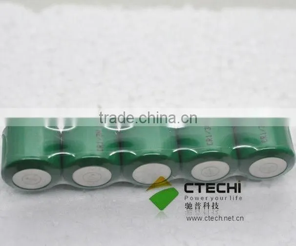 3v CR1/3N 160mAH Li-MnO2 battery, CR11108 3v lithium battery