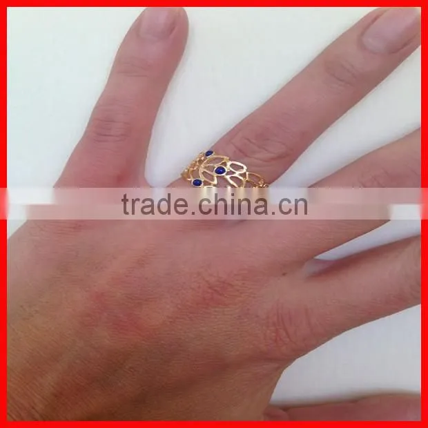 2016 high quality big stone black micro pave cubic zirconia gold ring designs for men