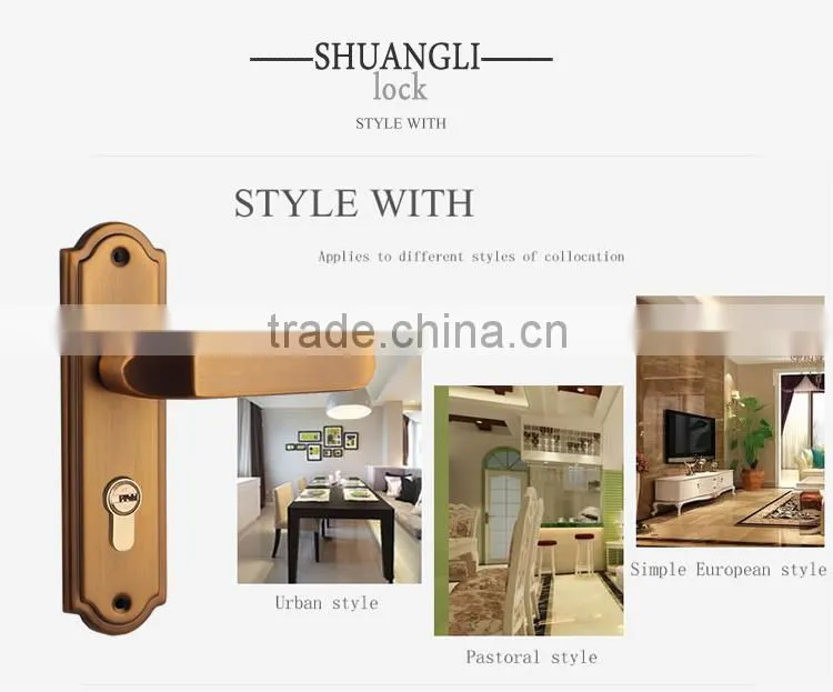Fashion style medium diifferent kinds of door lock