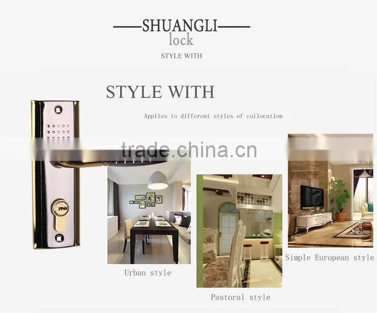 2015 Fashion Style wooden handle lock