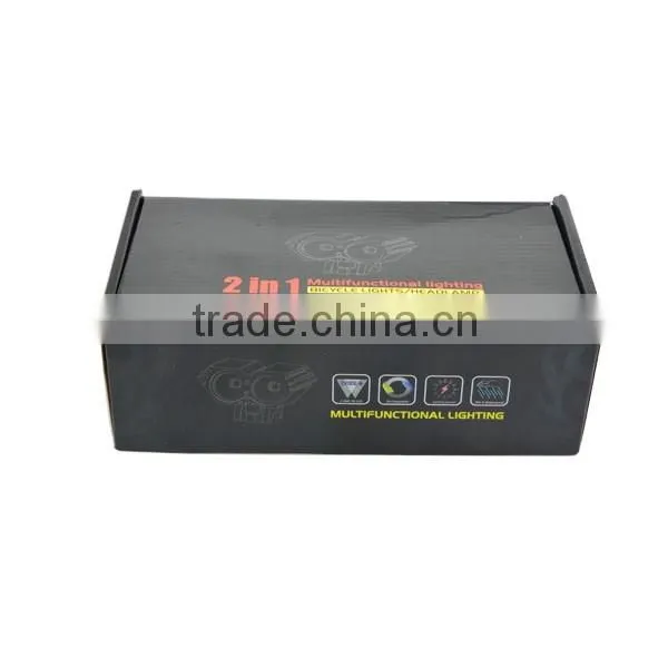 Adjustable Head Recharge Aluminum LED Bicycle Headlight