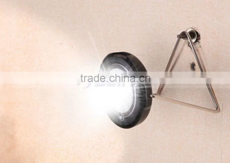 Outdoor Camp Tent Hook Stand Solar LED Lamp Book Light