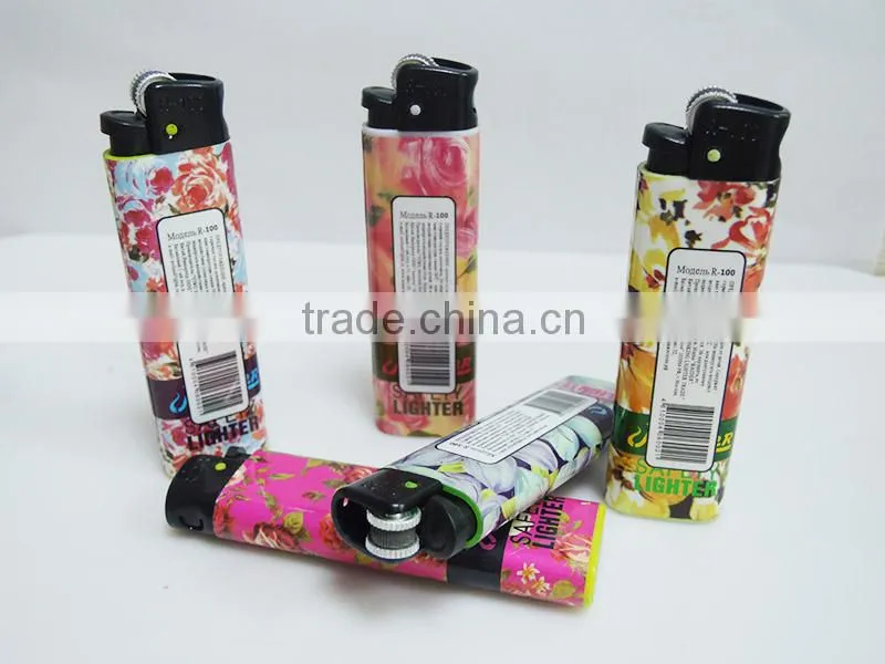 nylon material explosion-proof disposable flint wheel cigarette lighter similar to cricket lighter
