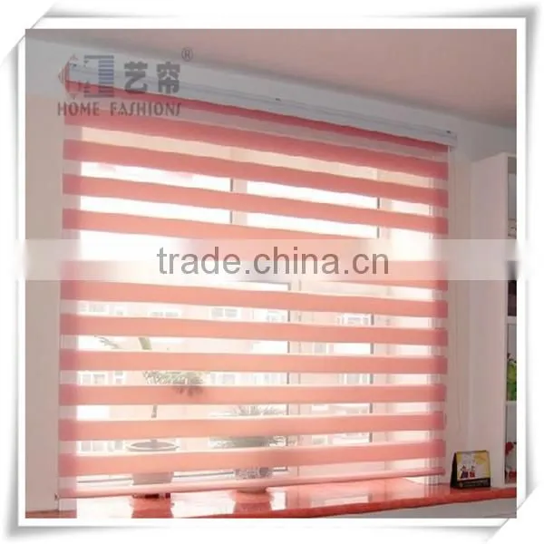 Yilian Newest Design Manual Horizontal Zebra Blinds for Windows Blinds
