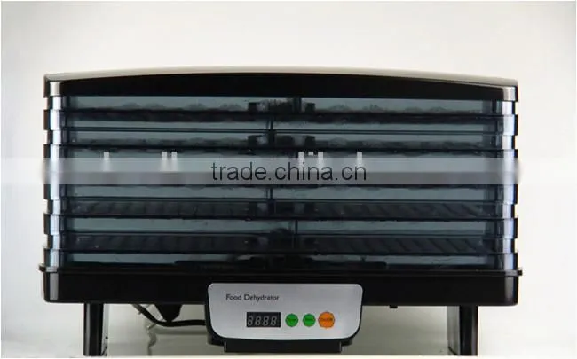 550W 6 Trays Digital LCD Square Food Dehydrator FD-800B