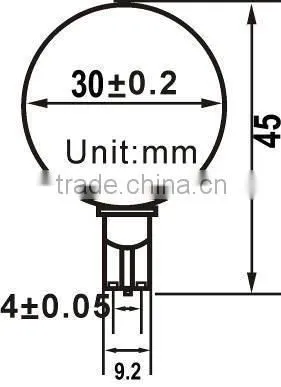 SMD 2835 side pin 24V DC W5W wedge T10 car led