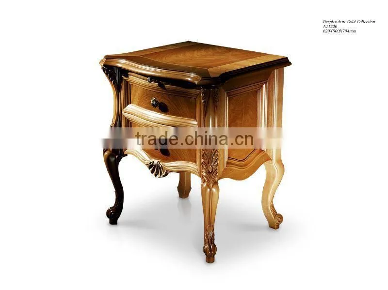 European classic bedroom sets royal design king size bed solid wood bedroom furniture