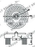 diamond nylon brush