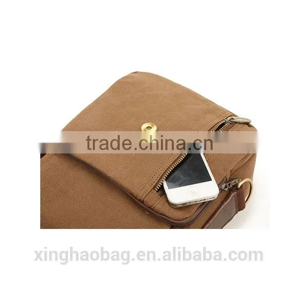High quality vintage adjustable Canvas Messenger Bag for Men