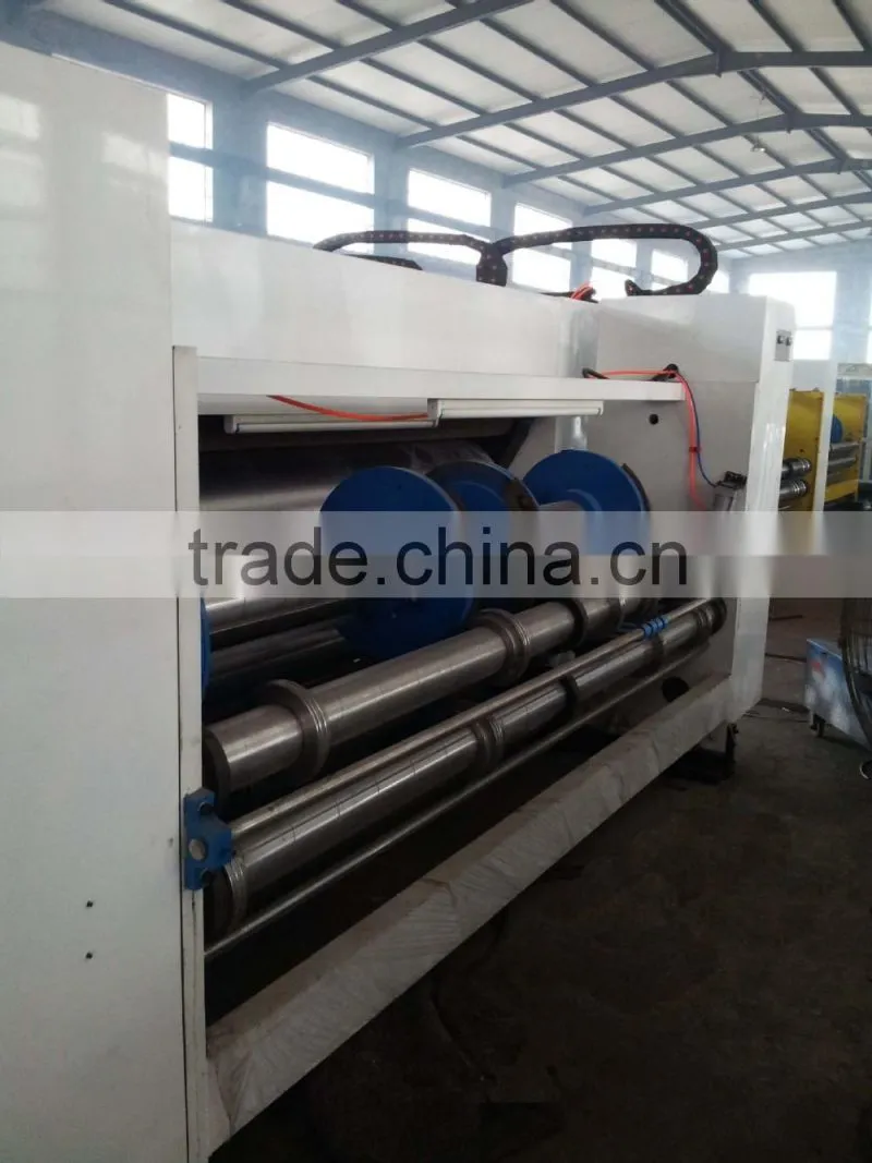 corrugated cardboard automatic box making machine printing machine
