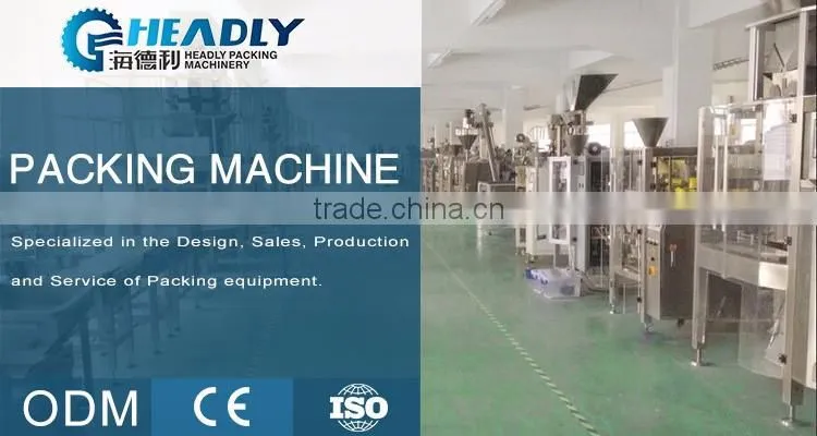 Three side sealing sweet chili sauce filling packing machine price