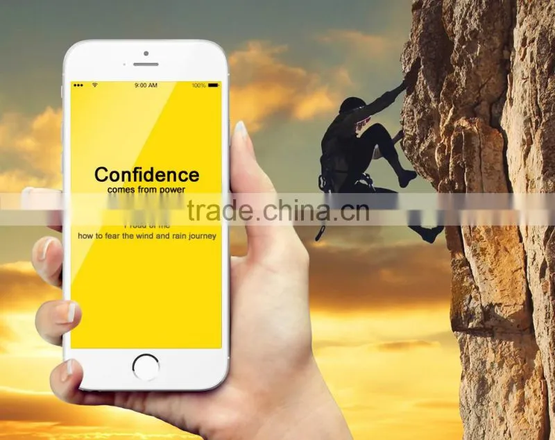 118 degree water Contact Angle for screen protector glass made in China for iphone 6/6s