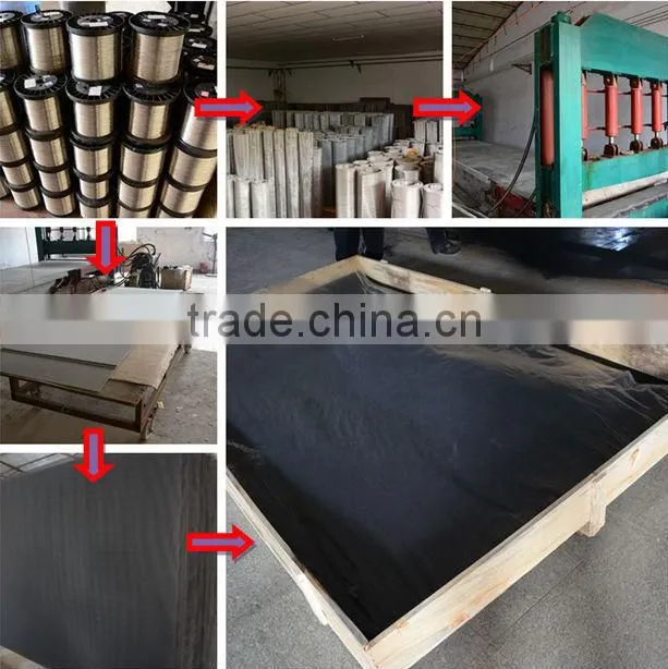 Powder Coated Black Stainless Steel Screen for Window