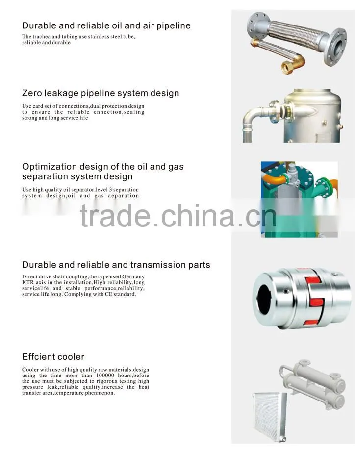 45KW 60HP (7-13BAR) Energy saving screw compressor,AC compressor (ISO & CE)