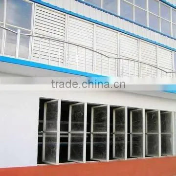 anti-corrosion fiberglass window for metallurgical plant, insulated, anti-age