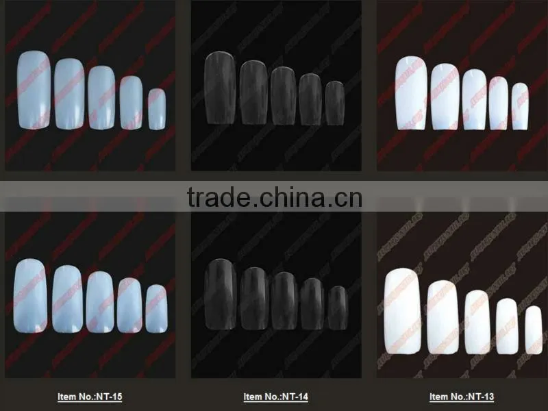 2014 New 500 pcs Clear Toe Tips+10 different Sizes, NT-19