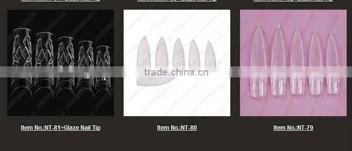 wholesale 100pcs/box&500pcs/bag Natural French Nail Tips False Acrylic Nail Art Tips NT-83/82/85
