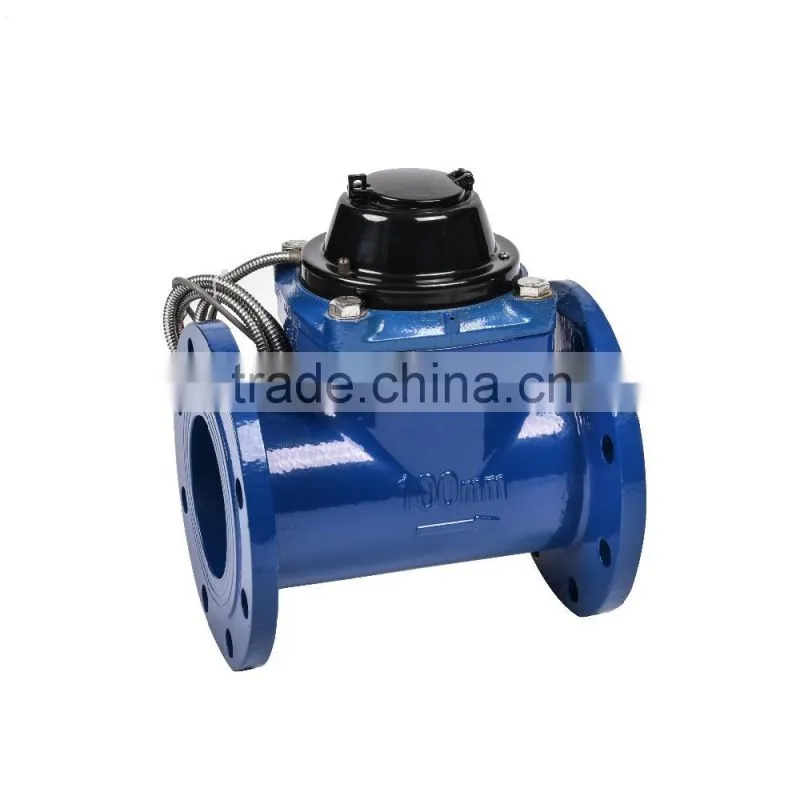 Remote pulse output water meter LXLC-(50-300)R Direct reading magnetic Horizontal Propeller Detachable Woltman Water Meter