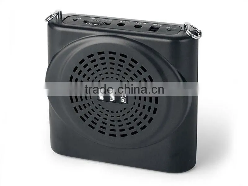 voice amplification loudspeaker with headset microphone
