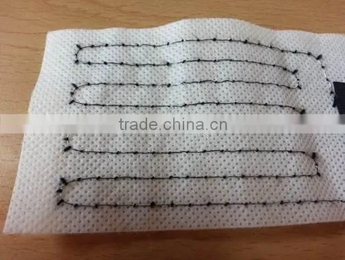 Soft folding heating insole element