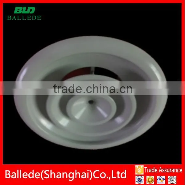 HVAC system powder coated round louver roof for ceiling