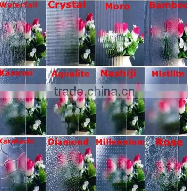5mm Clear Mistlite Patterned Glass with high quality and competitive price