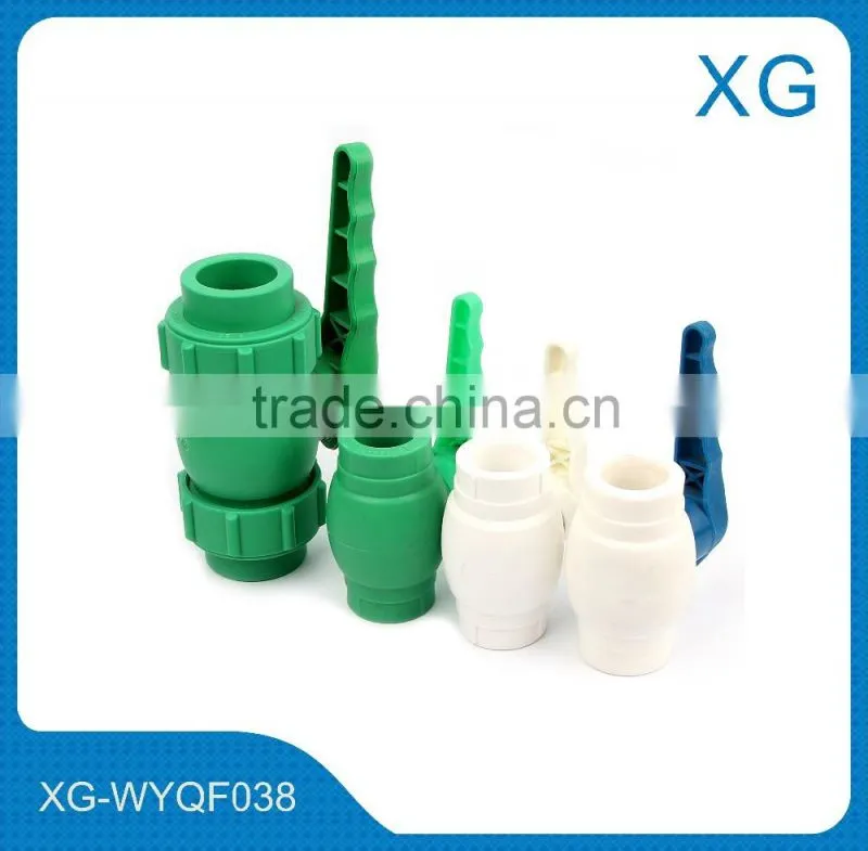 DN20 ball valve/PPR dark valve/traingle compact ball dark valve/ppr stop cock valve