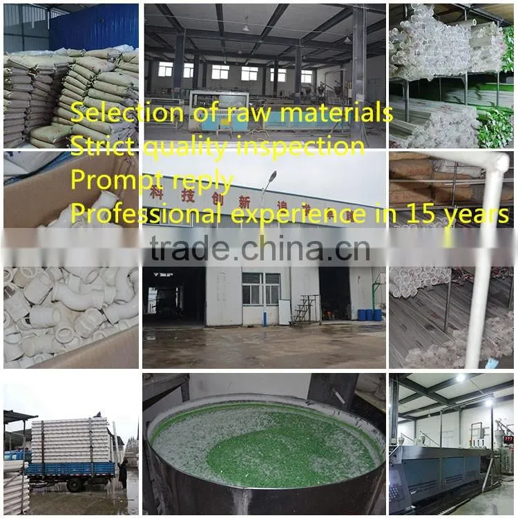 YiMing standard size pvc pipe of irrigation